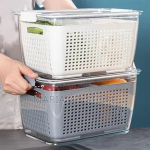 Fresh Vegetable Fruit Food Storage Container - Refrigerator Organize