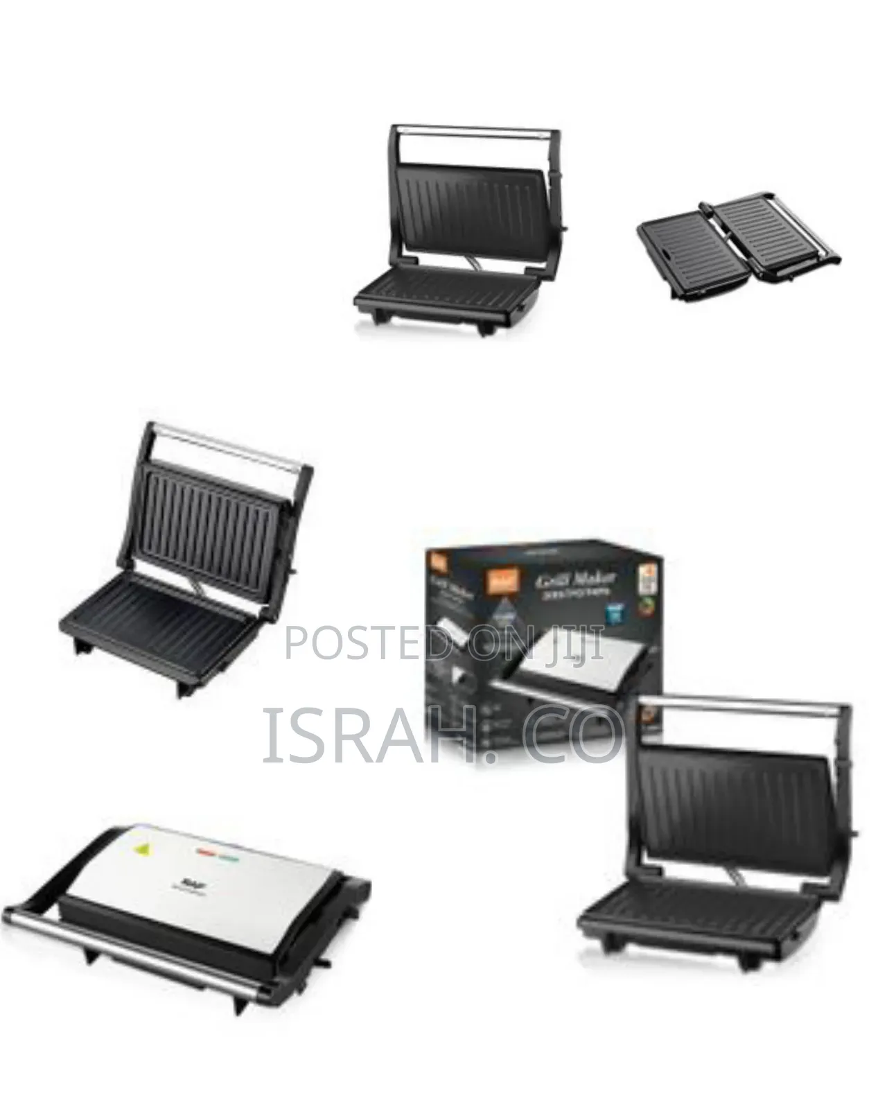 Raf Electric Vertical Electric Panini Grill Press Sandwich Maker