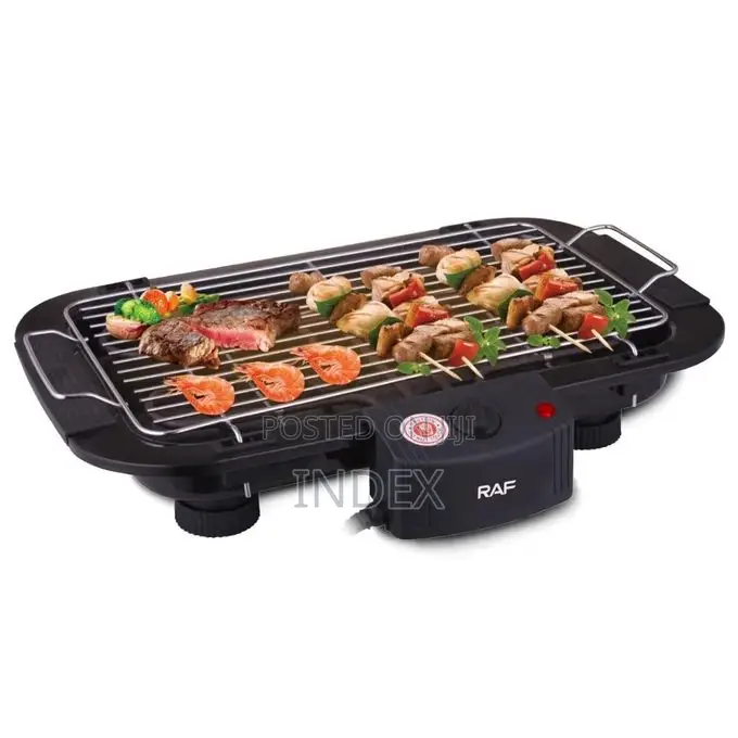 Raf Smokeless Non-Stick Electric Barbecue (Bbq) Grill Machine
