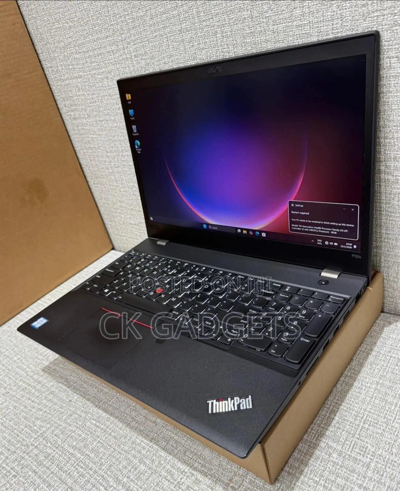 New Laptop Lenovo ThinkPad P52s 16GB Intel Core i7 SSD 512GB