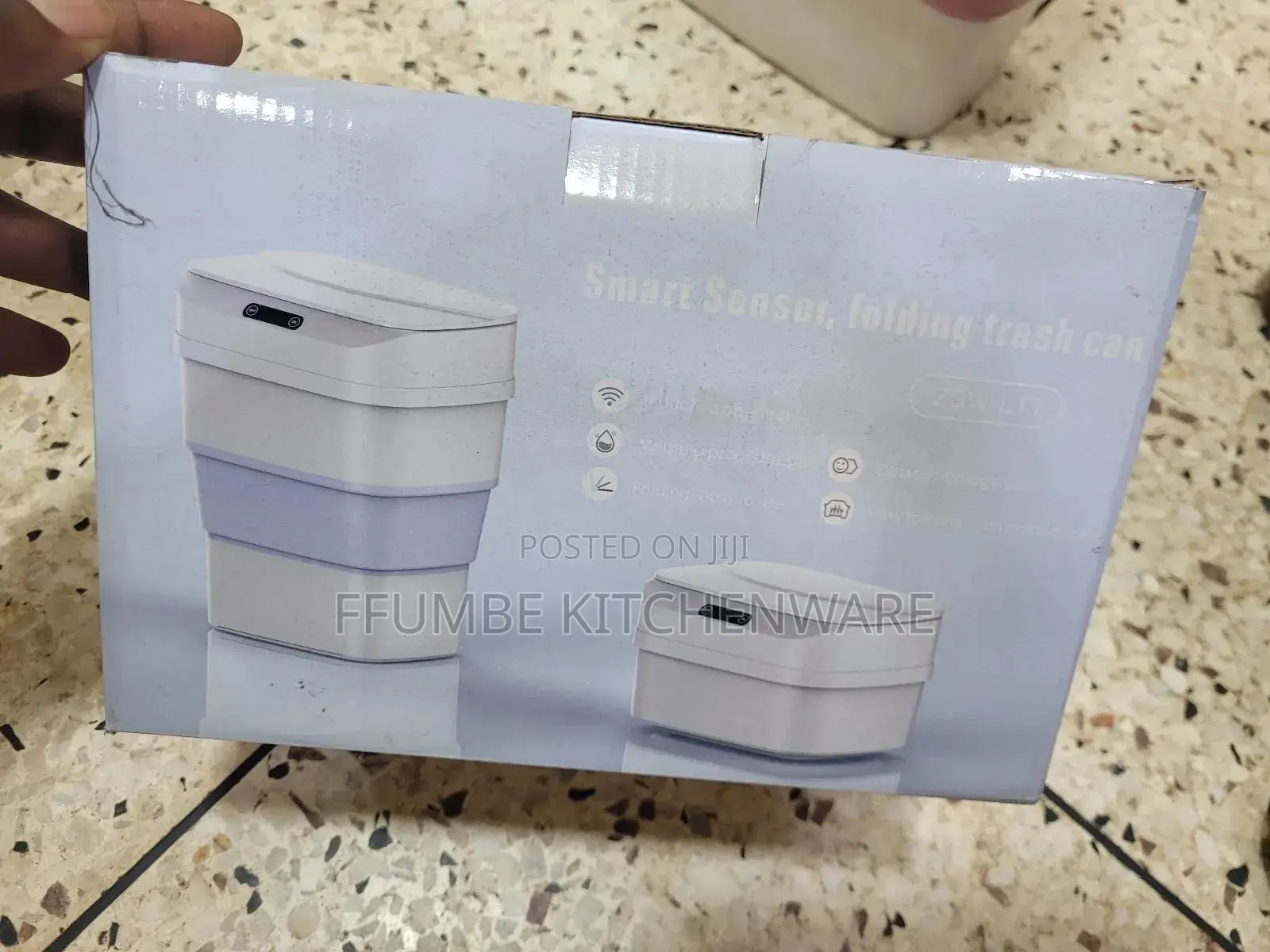 Foldable Smart Trash Can or Dust Bin