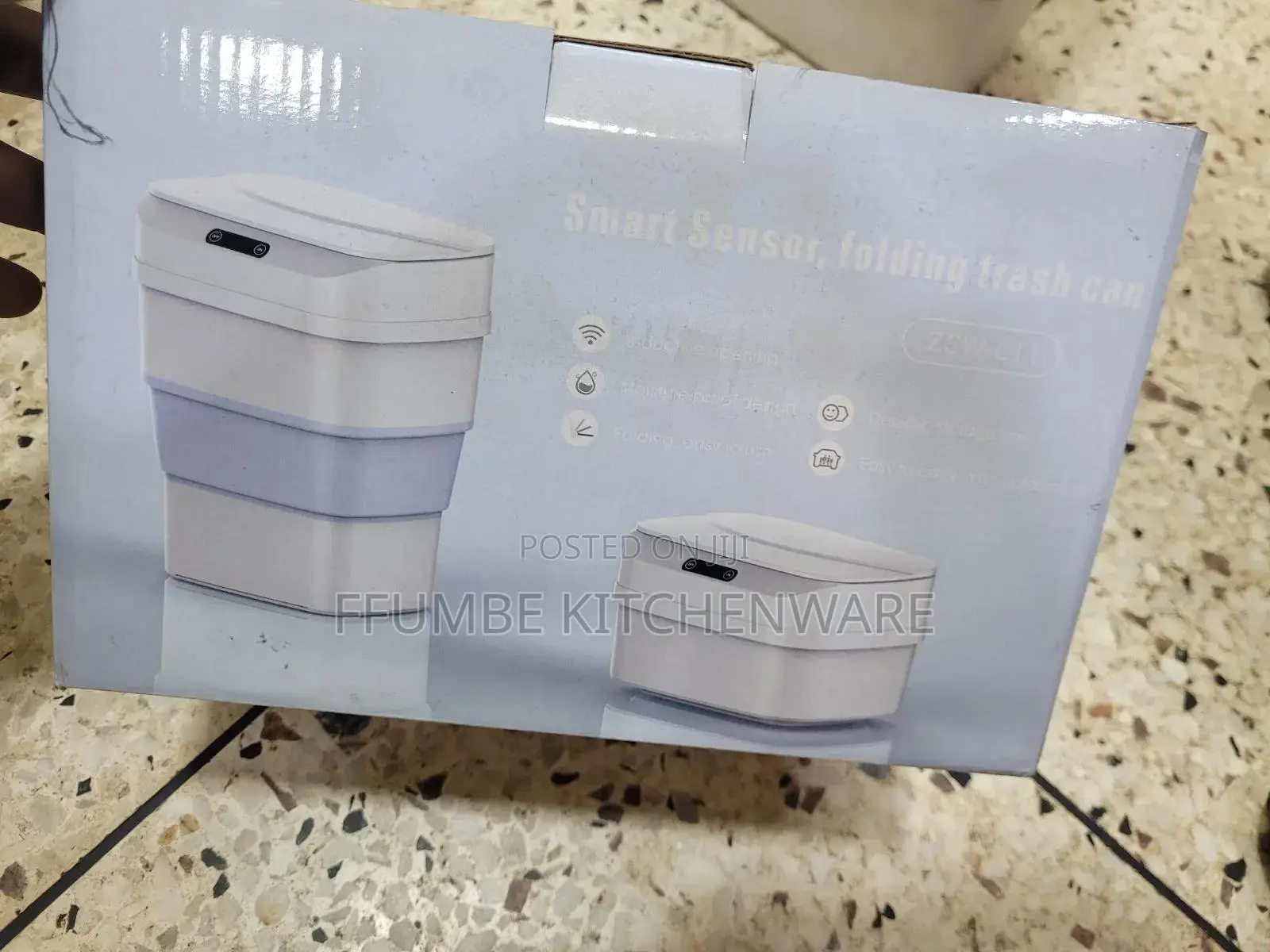 Foldable Smart Trash Can or Dust Bin