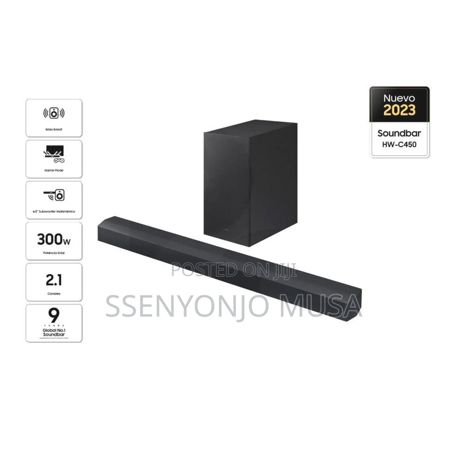 Samsung Hw-c450 B-series 2.1ch Soundbar -350w-powerful Sound