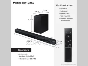 Samsung Hw-c450 B-series 2.1ch Soundbar -350w-powerful Sound