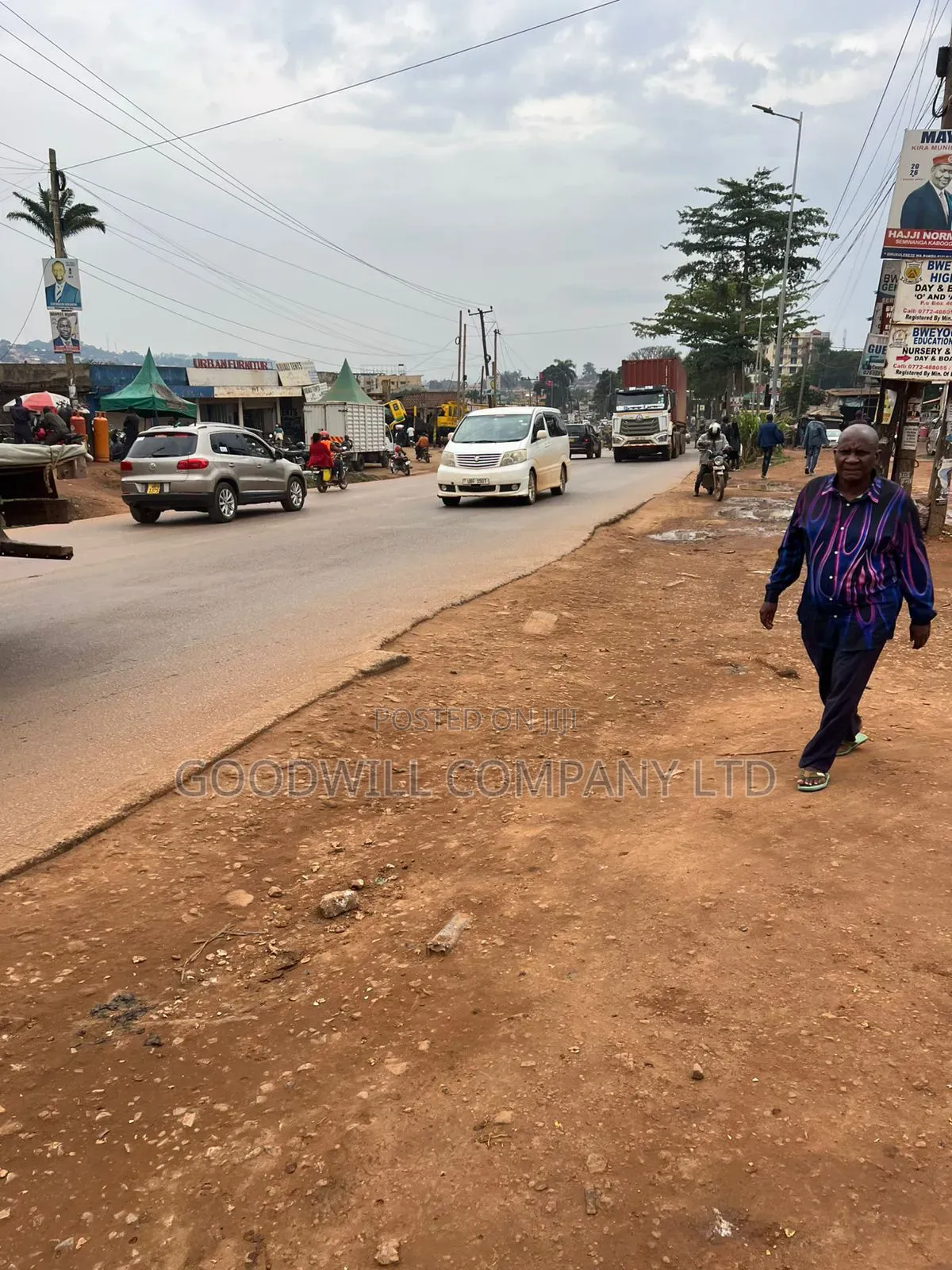 88 Decimals Commercial Plot of Land in Bweyogerere Town Jinja Road