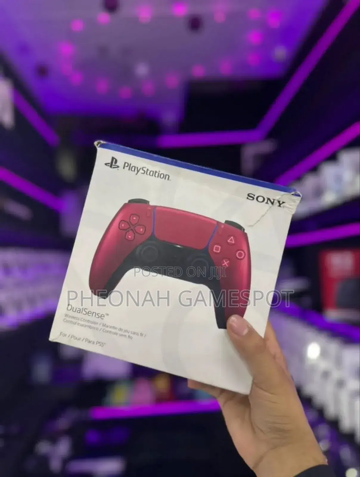 Genuine Sony Original Playstation 5 Dualsense Wireless Controller Red