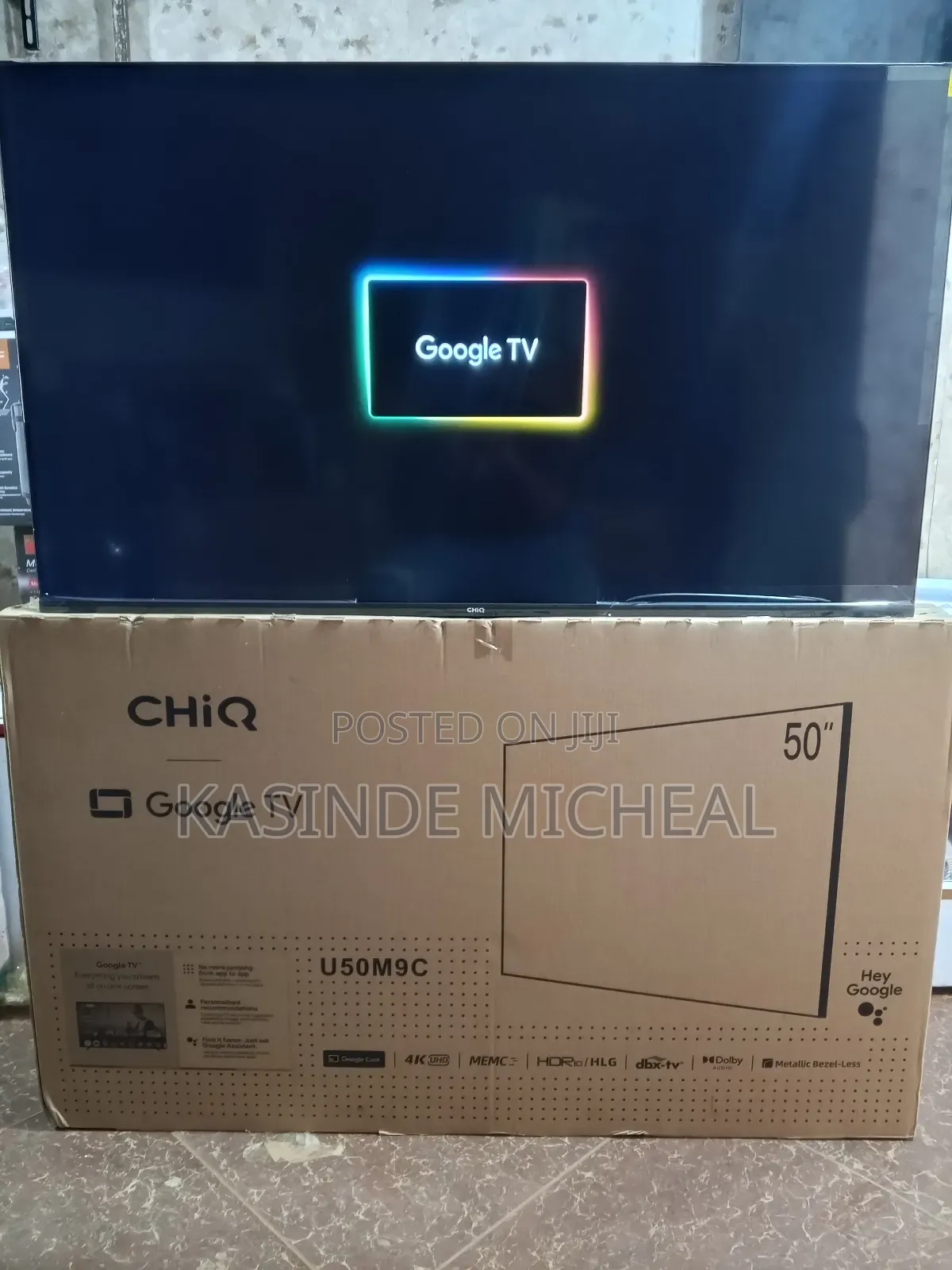 Brand New 50inches Chiq Google Tv