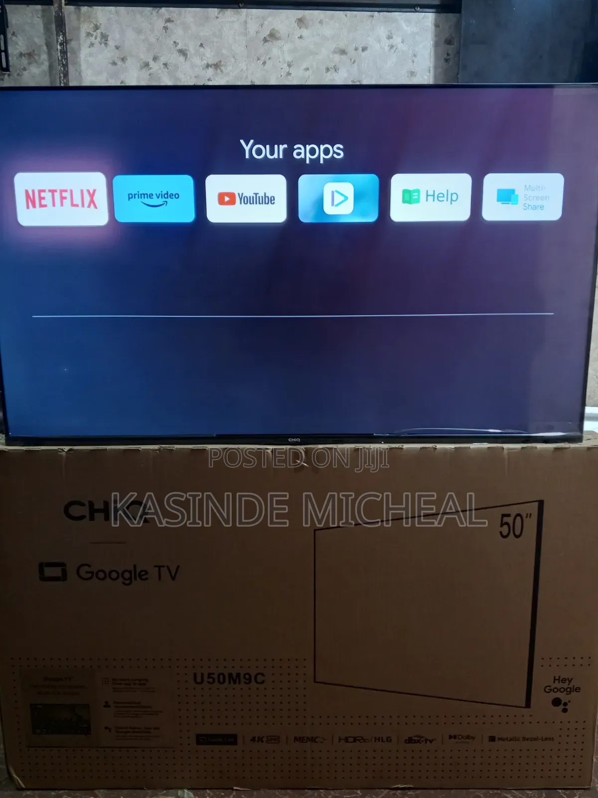 Brand New 50inches Chiq Google Tv