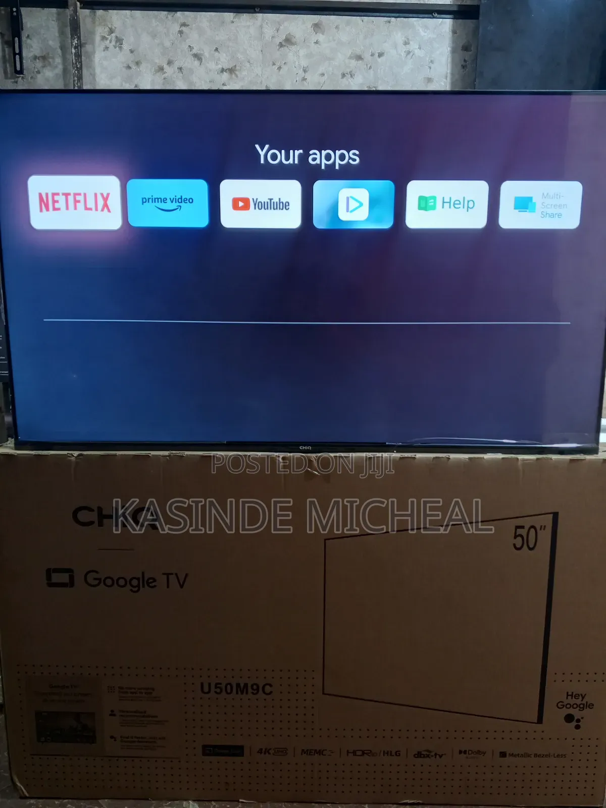 Brand New 50inches Chiq Google Tv