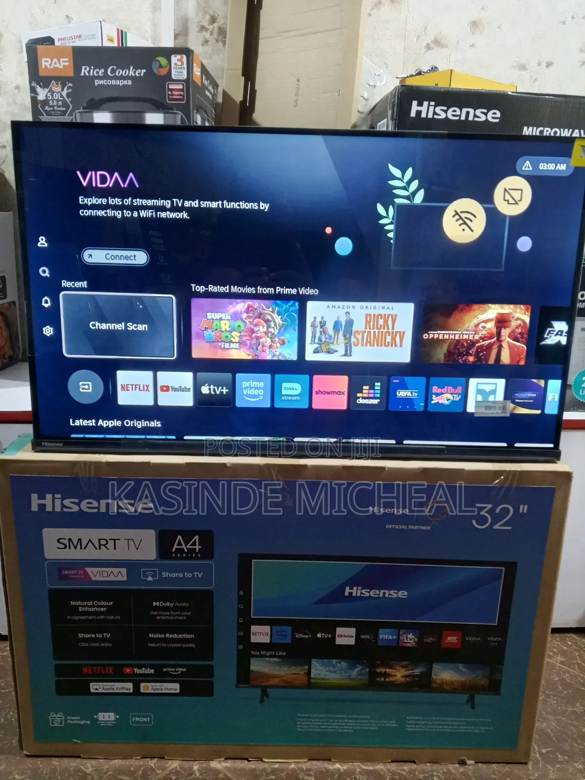 32inches Smart Hisence Tv Powered by Vidaa