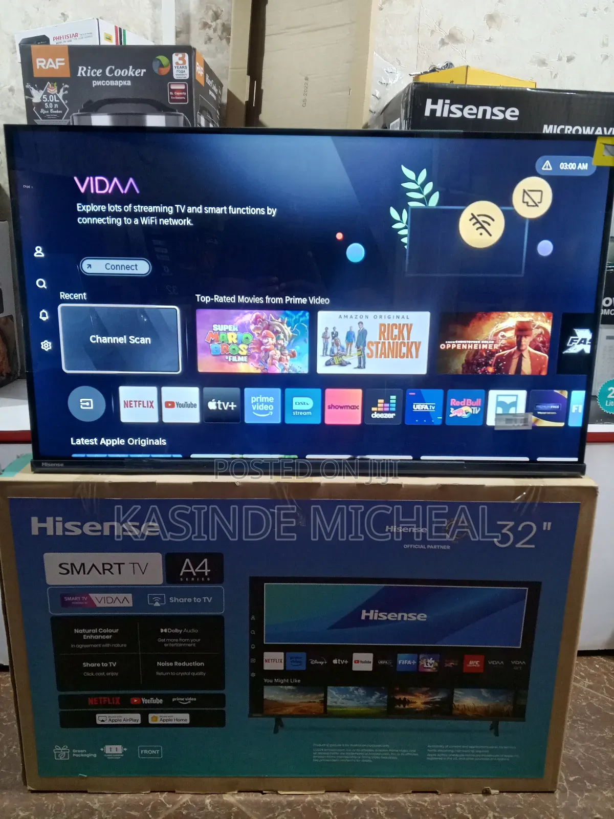 32inches Smart Hisence Tv Powered by Vidaa