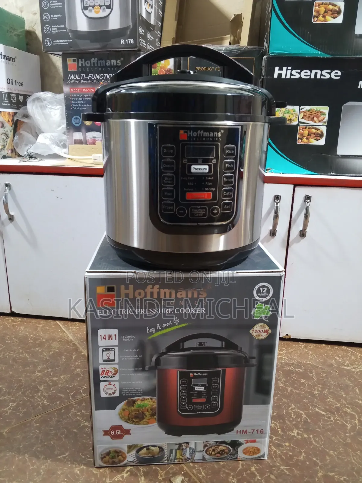 Hoffman's Pressure Cooker 6.5litres