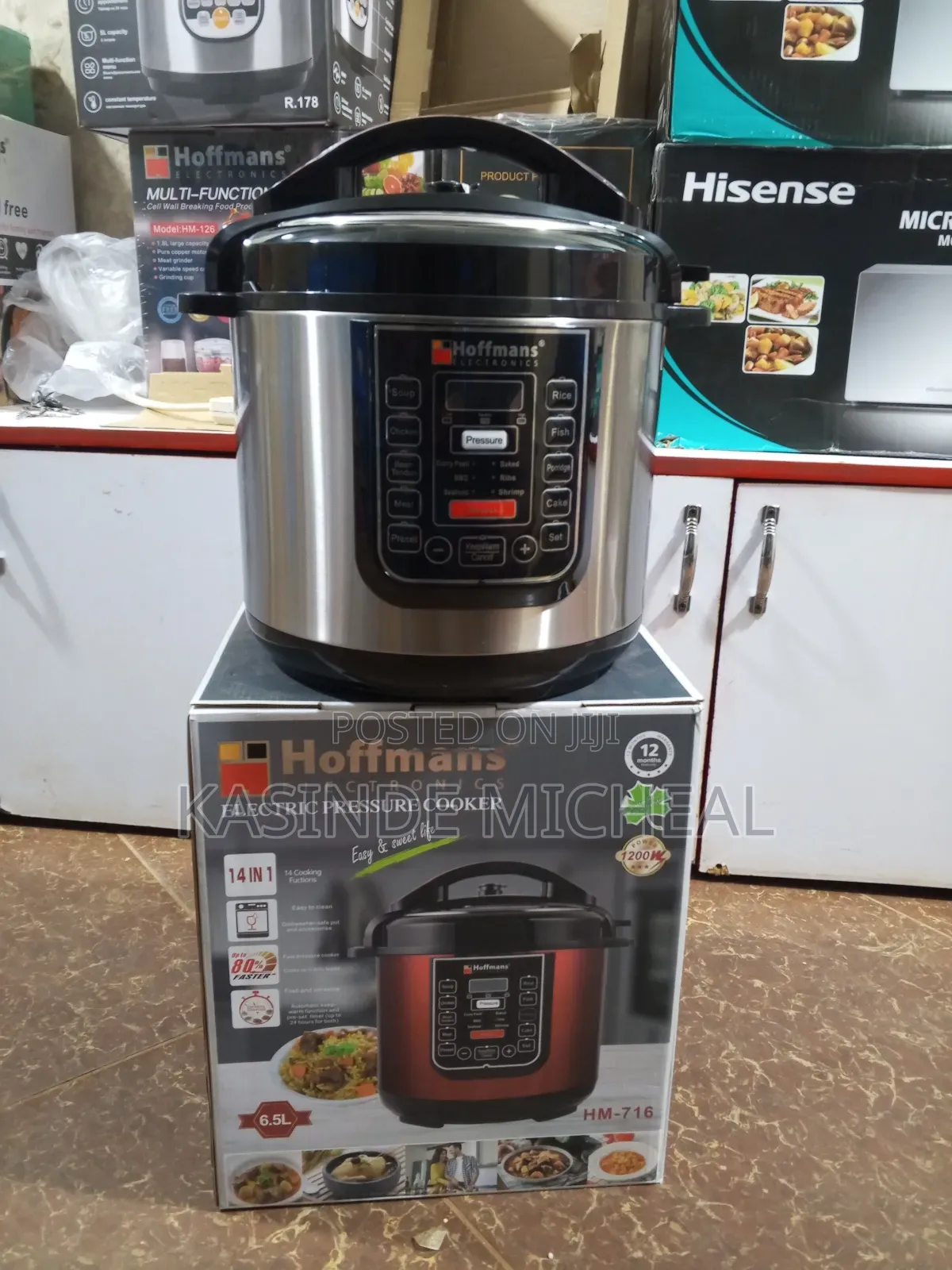Hoffman's Pressure Cooker 6.5litres