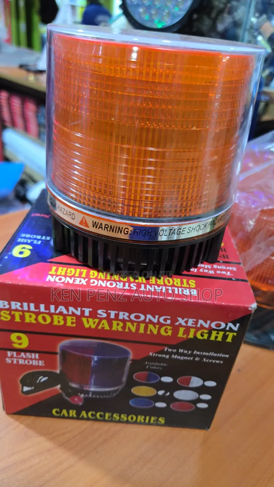 Amber Led Beacon Strobe Warning Emergency Light
