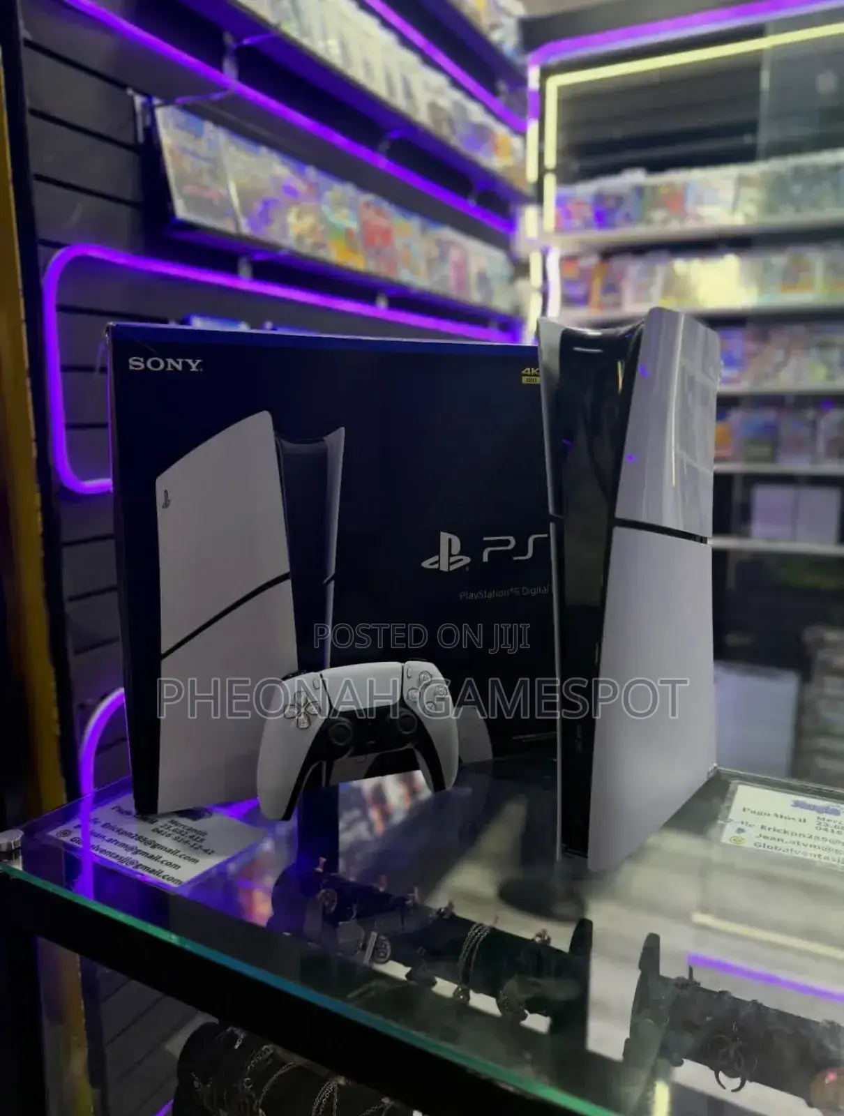 Ps5 Executive Gaming Package With 2 Pads And 4 Games Installed Today