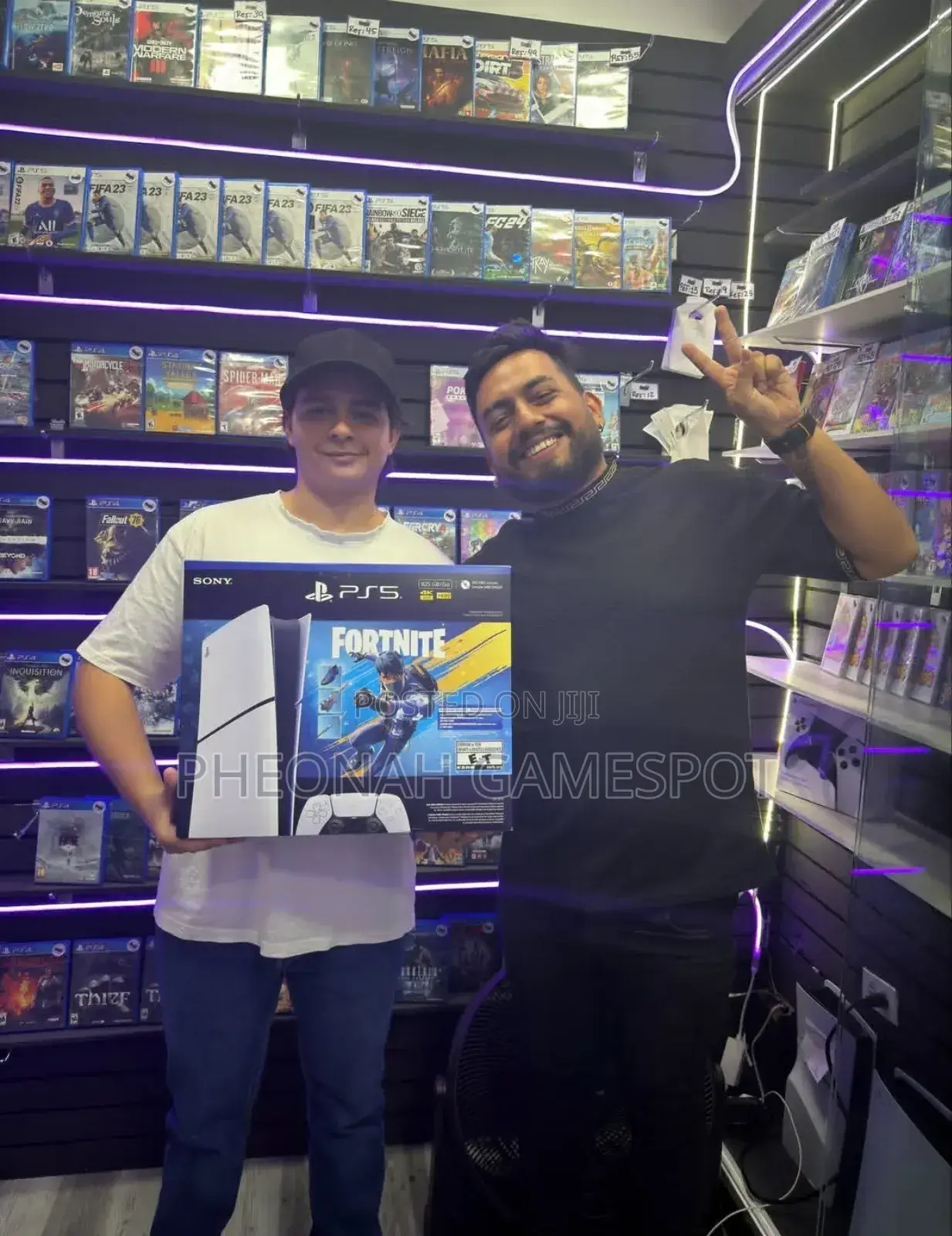 Ps5 Advanced Next Generation Console With 2 Pads And 3 Games Ready