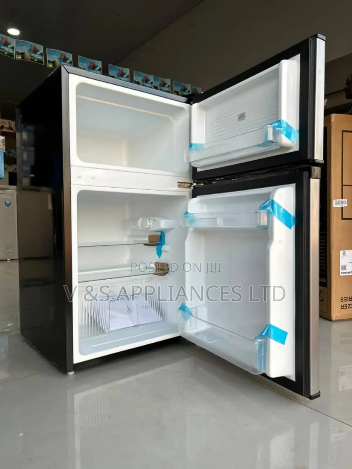 120l Midea Double Door Fridge