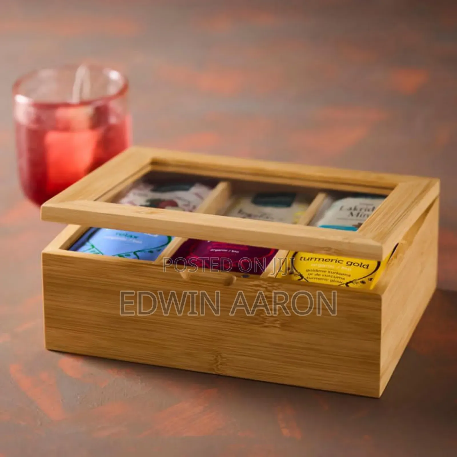 Bamboo Tea Bags Box