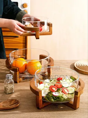 1pc Glass Salad Bowl ( 25cm / 28cm )