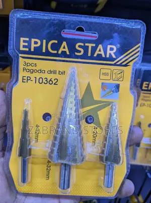 3pcs Pagoda Drill Bit