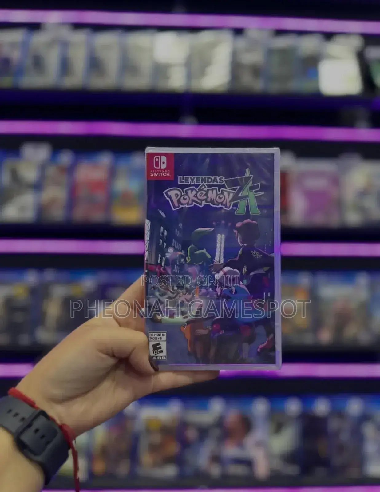 Leyenda's Pokémon Z-A. A Game for Nintendo Switch