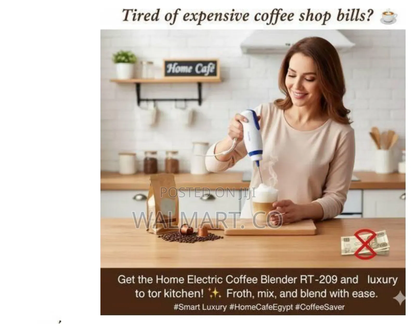 Handheld Milk Frother and Portable Liquid Mixer
