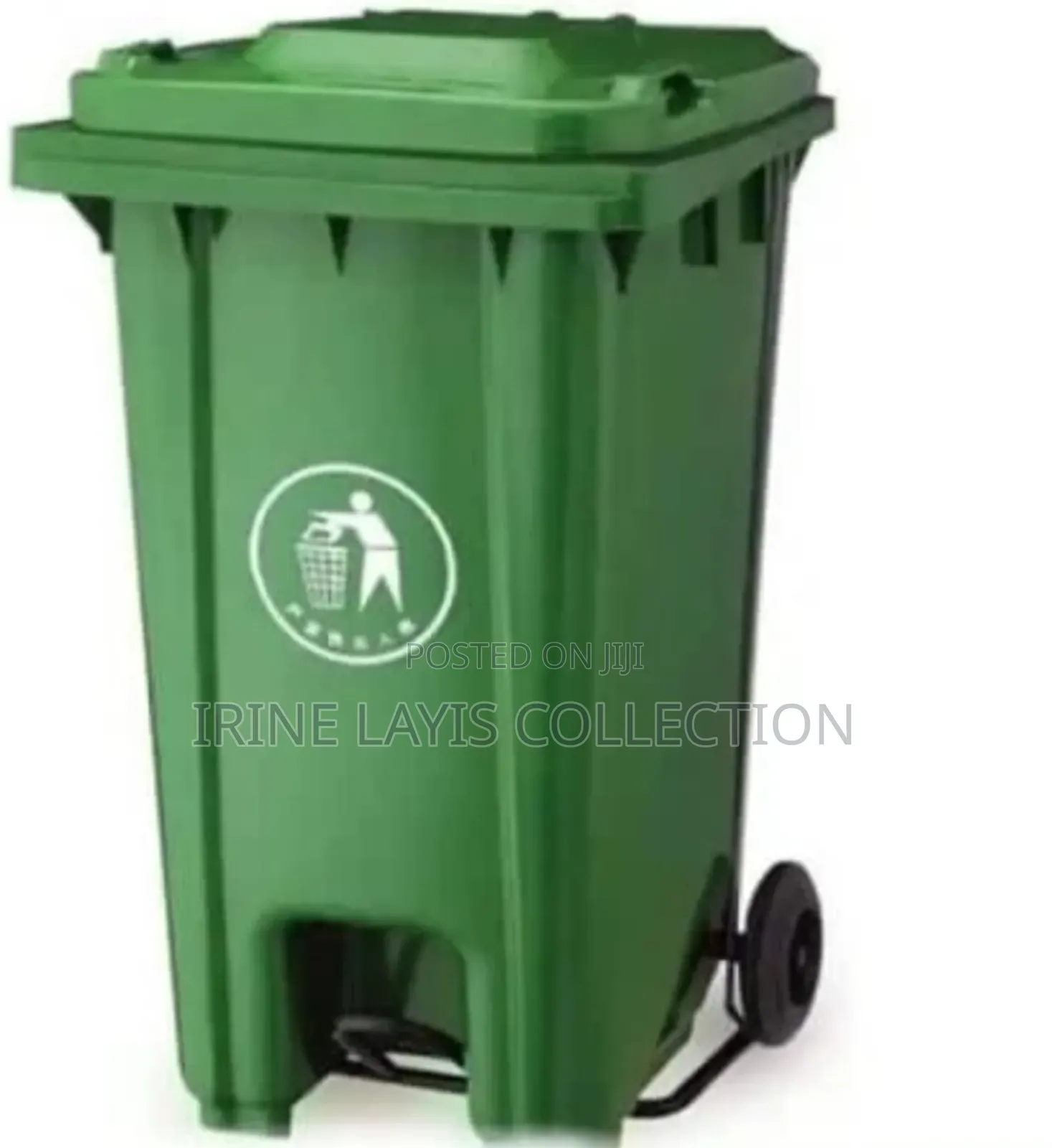 120ltr Step on Waste Bins With Rollers.