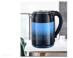 Electric Kettle With Illuminated Glass Body Multicolor