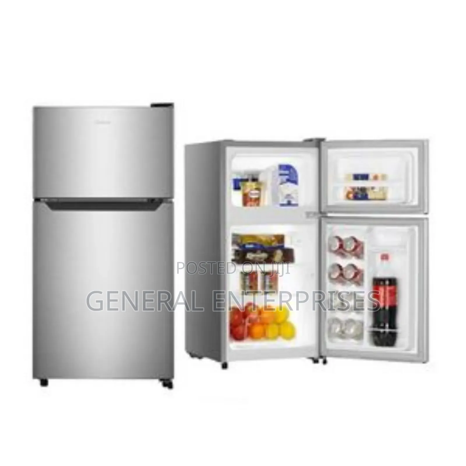 Hisense 120l Double-Door Top Freezer Refrigerator