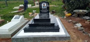 Granite and Terrazzo Grave 