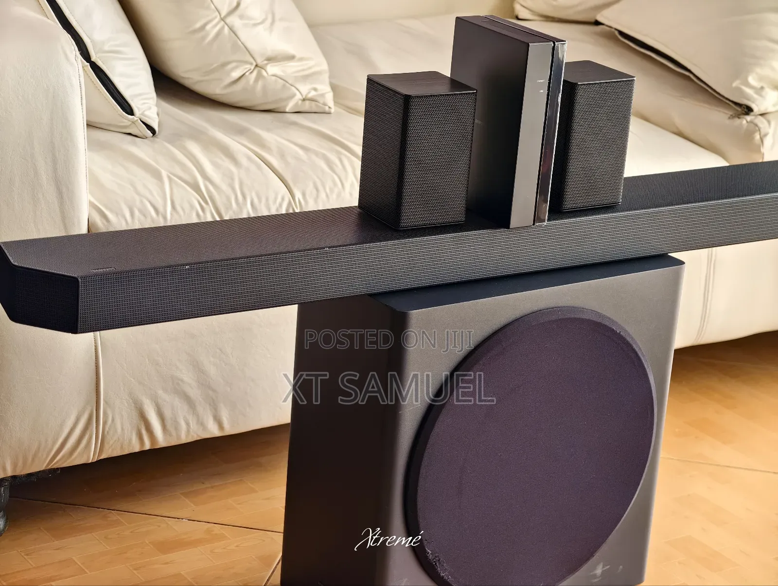 Samsung Hw-Q910d, 9.1.2 Ch Dolby Atmos Soundbar With 120hz Passthru