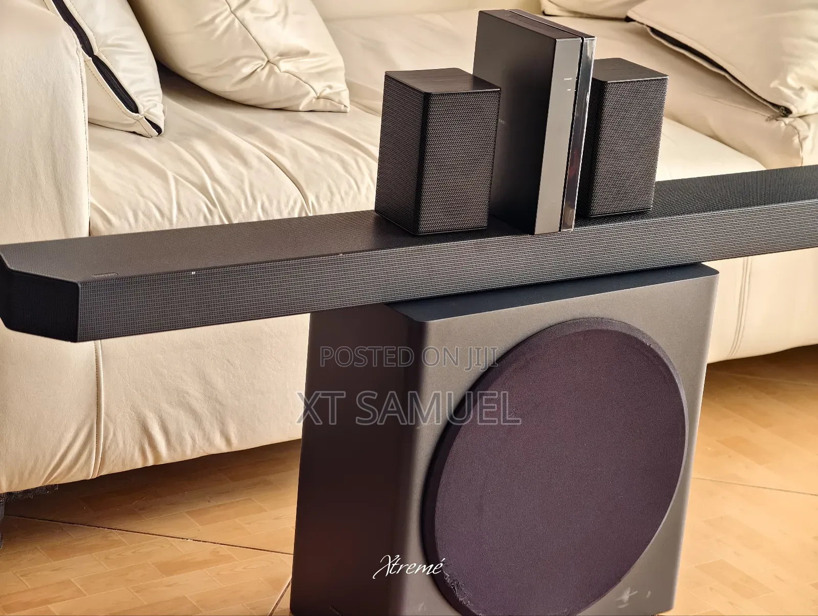 Samsung Hw-Q910d, 9.1.2 Ch Dolby Atmos Soundbar With 120hz Passthru