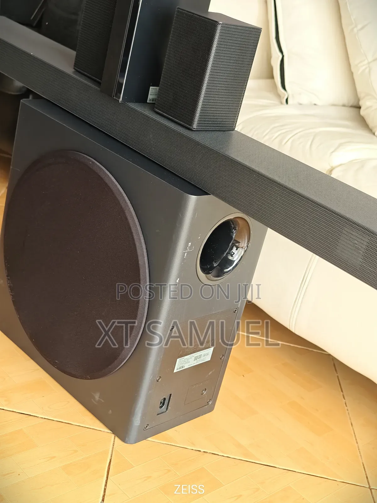 Samsung Hw-Q910d, 9.1.2 Ch Dolby Atmos Soundbar With 120hz Passthru