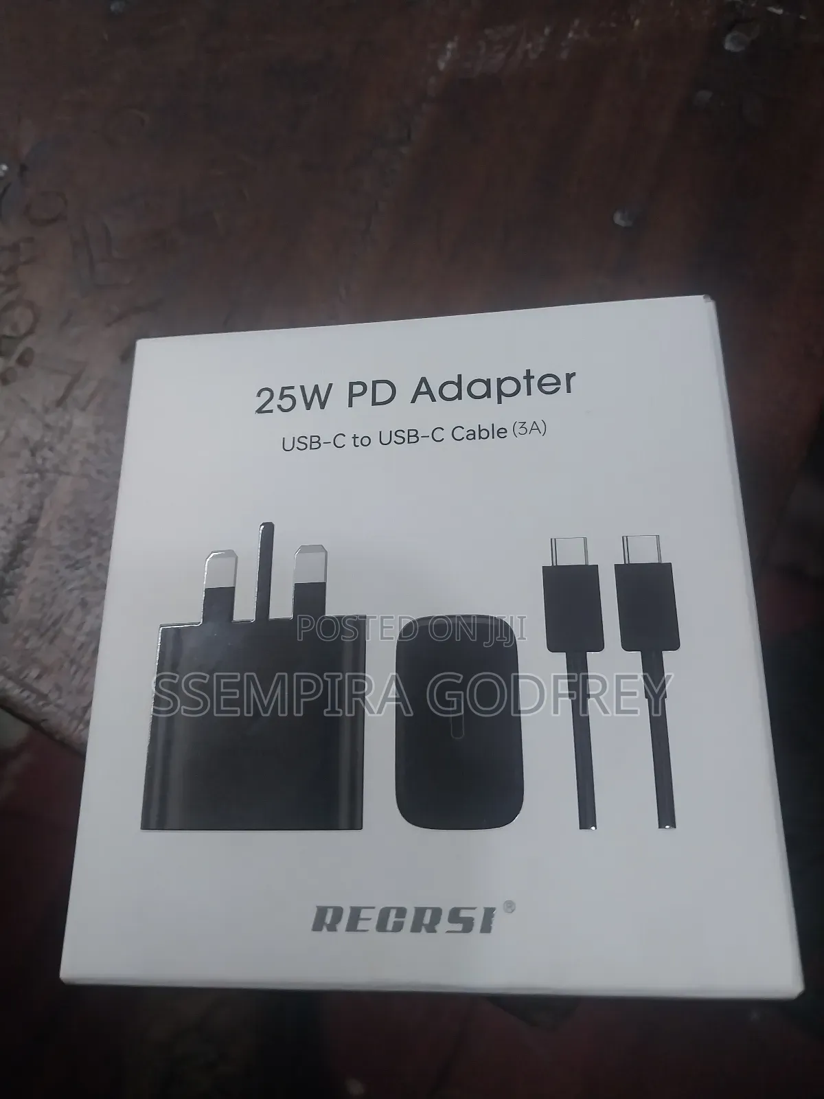 25w Pd Adapter Usb-C to Usb-C Cable