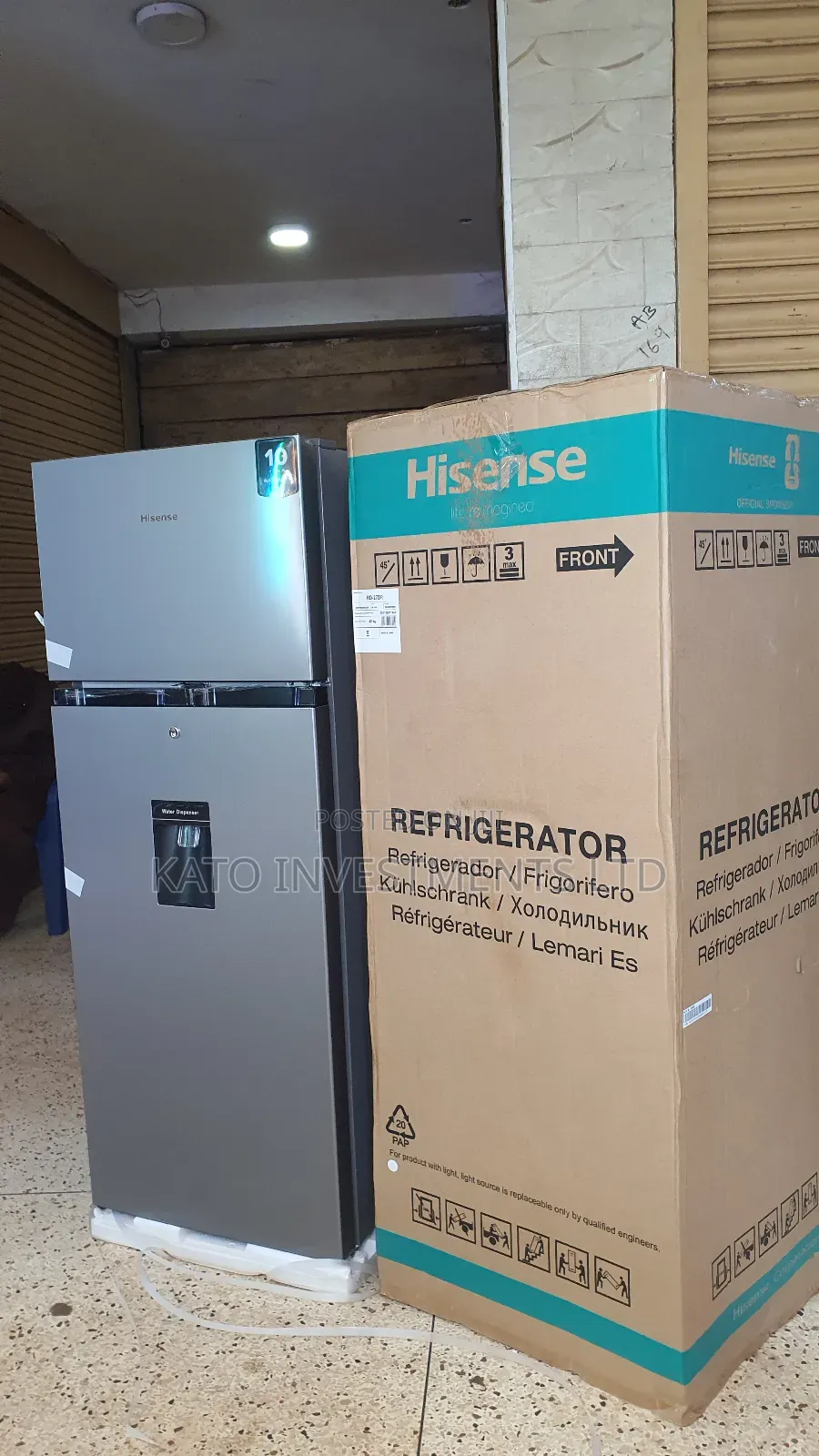 270litrs Hisense Fridge With Dispenser Rd27
