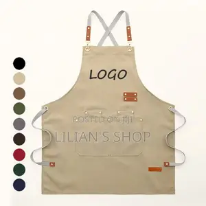 Customizable Canvas Apron With Pockets