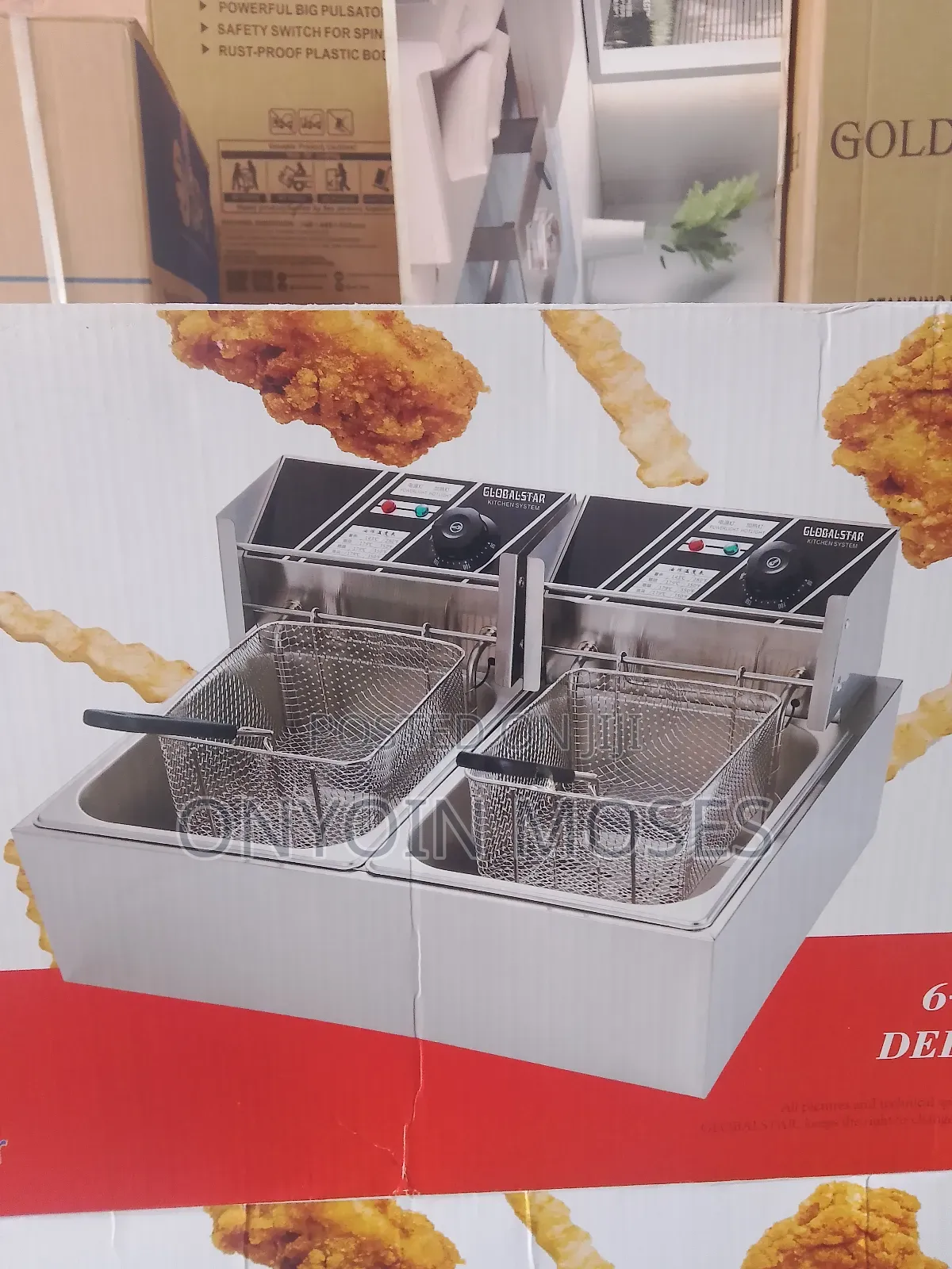 Globalstar Double Deep Fryer