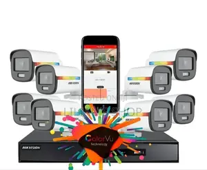 8-Channel Hikvision Colorvu Surveillance Camera