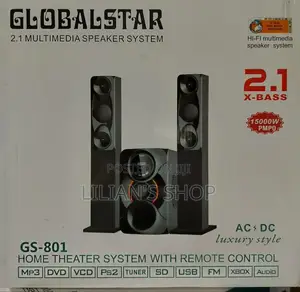 Globalstar Gs-801 2.1 Multimedia Speaker System.