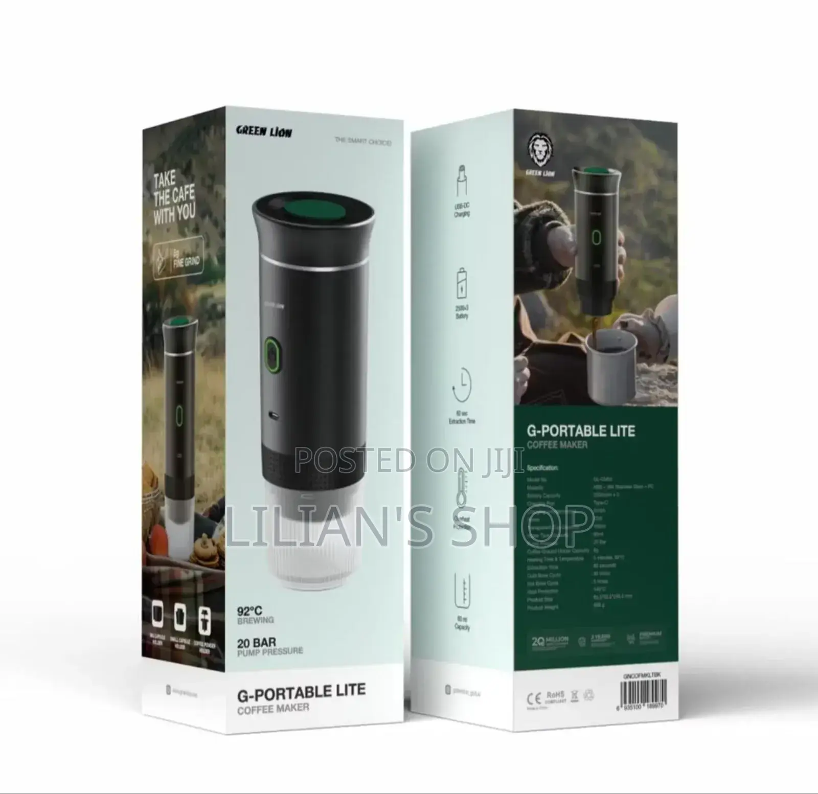 Green Lion G-Portable Lite Coffee Maker.