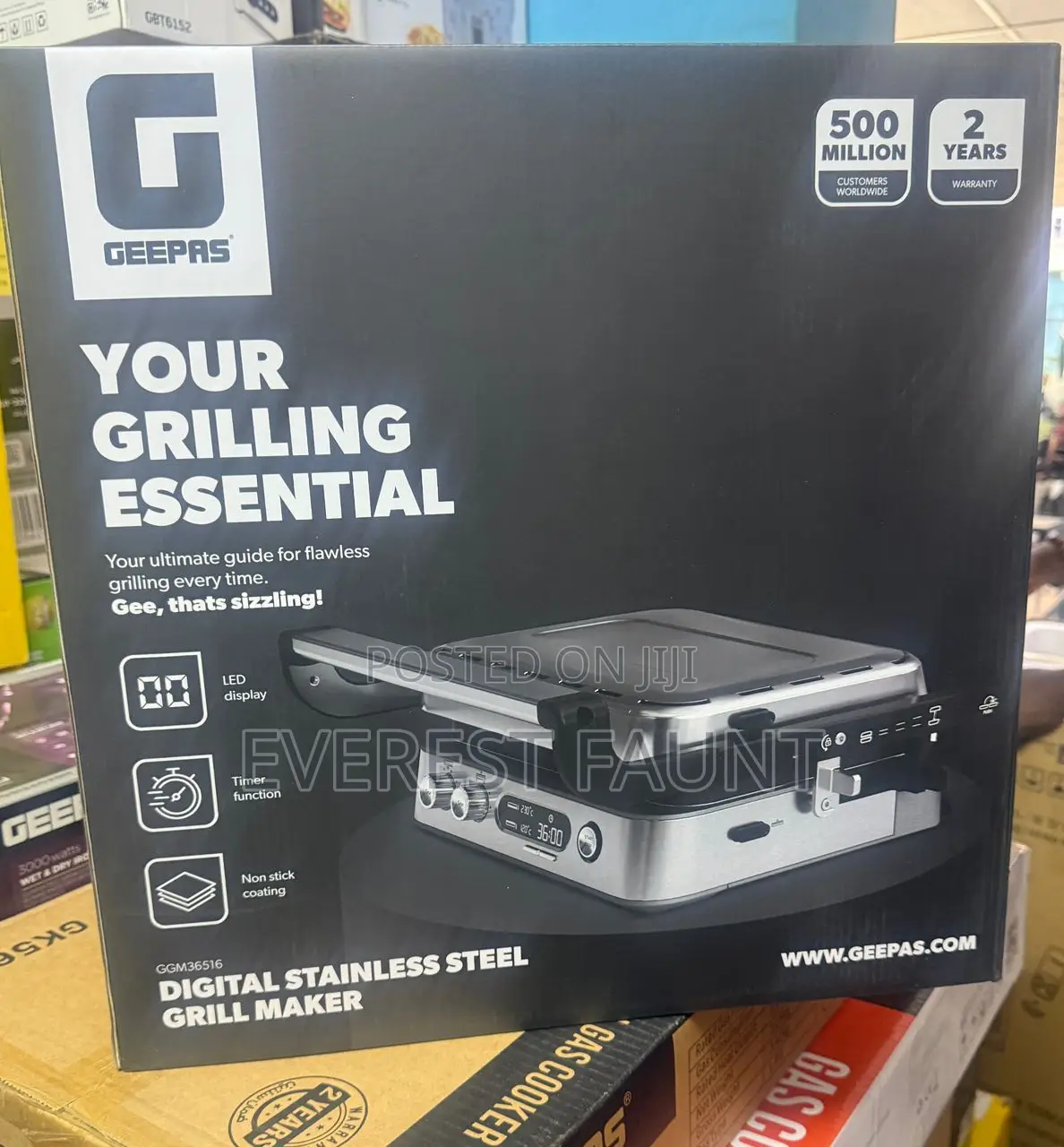 Geepas Digital Grill Maker