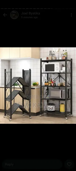 Foldable Metallic Storage Rack.