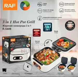 Raf 3-in-1 Hot Pot Grill, Model R.5409.
