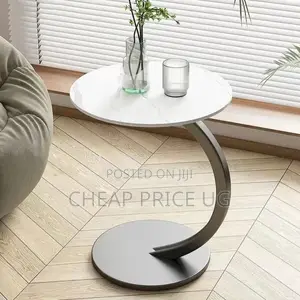 Modern C-Shaped Side Table,