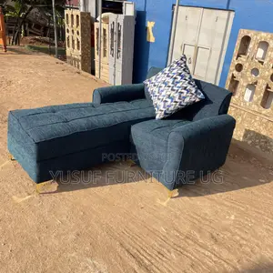 Green Sofa in L Shape