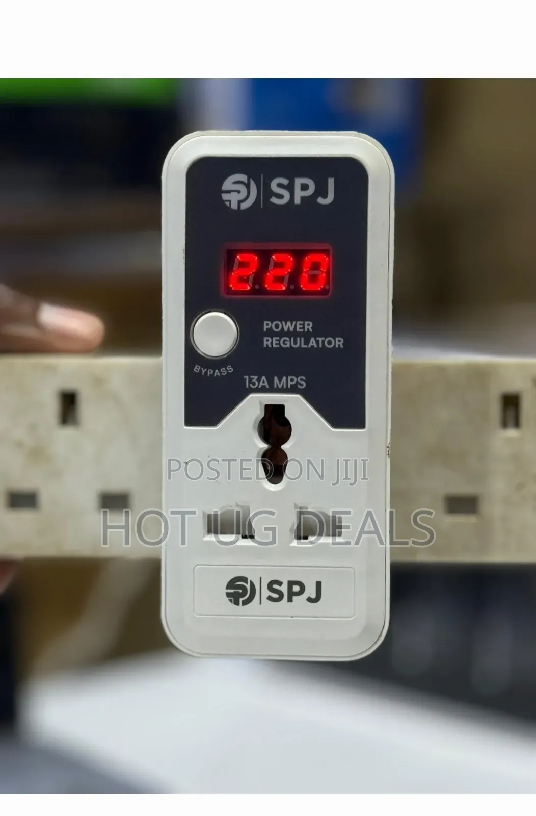 Spj 13 Amp Digital Power Regulator / Power Guard (Model 001) - White