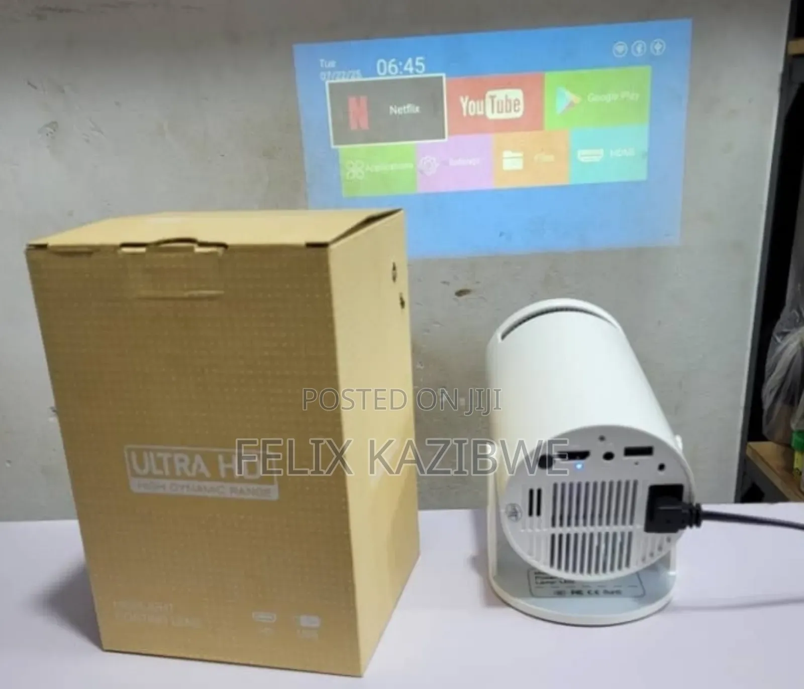 Portable Ultra Hd Smart Led Projector.