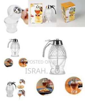 Honey Dispenser Pot No Drip Syrup Dispenser Oil Jar