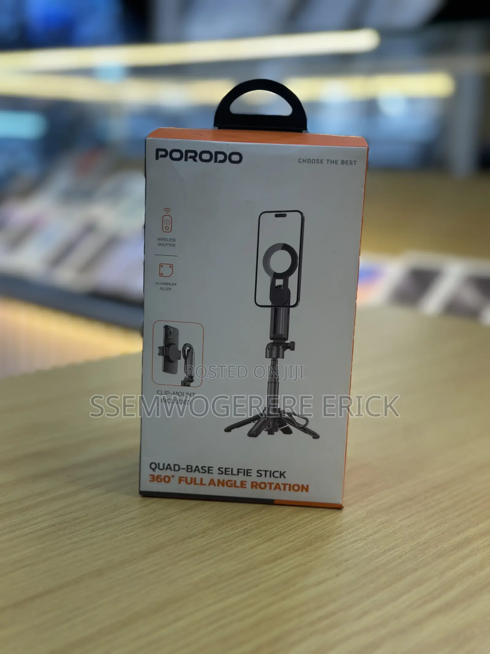 Porodo Quad Base Tripod