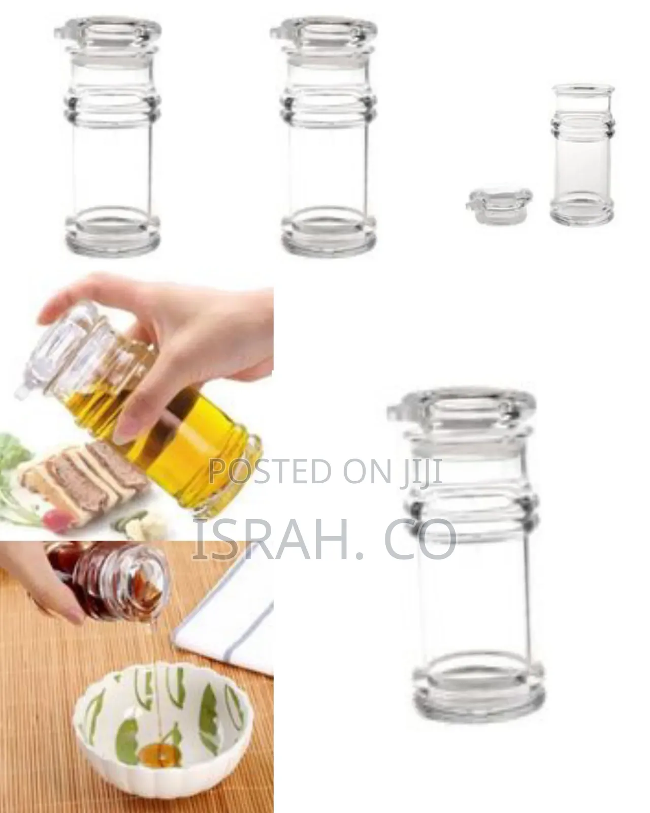 Acrylic Leak-Proof Condiment Seasoning Container Vinegar Oil Bottle.
